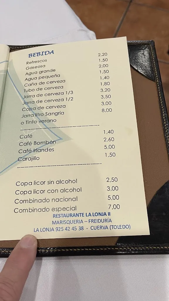 Menu_La Lonja II_Cuerva_image_1