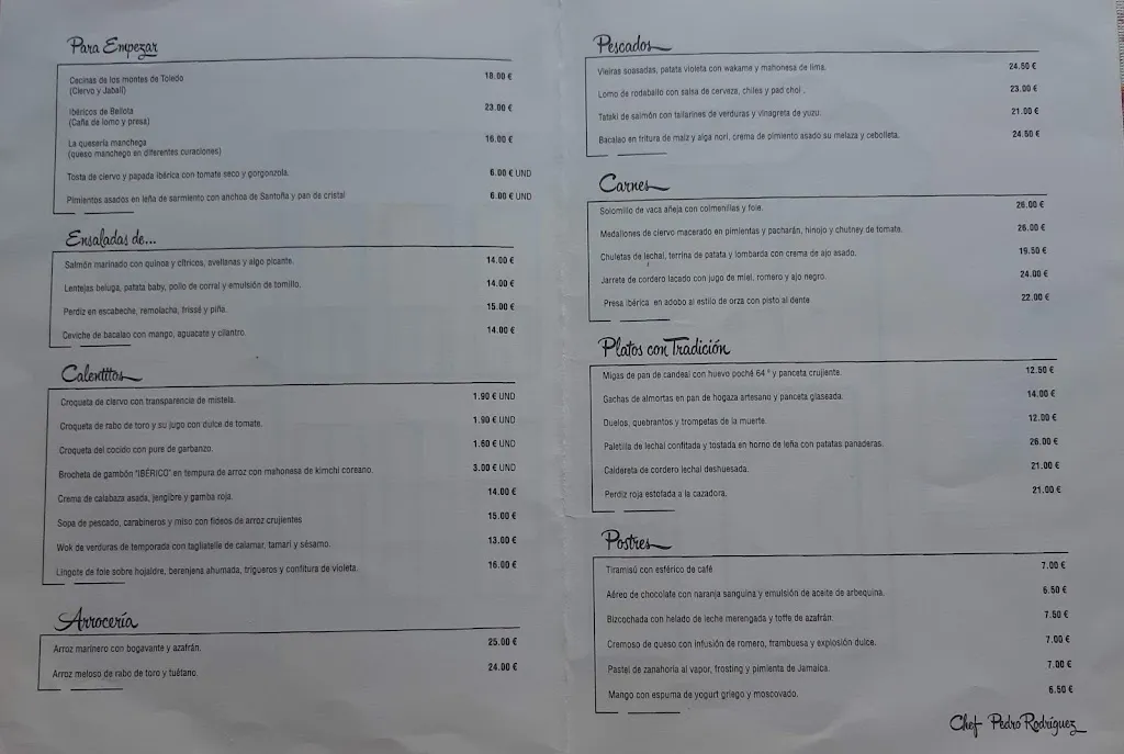 Menu_Restaurante El Retorno Consuegra_Consuegra_image_2