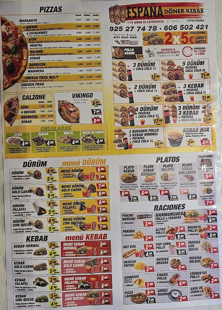 Menu_ESPAÑA DONER KEBAB_Consuegra_image_2