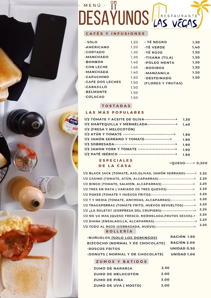 Menu_Las Vegas_Huércal-Overa_image_1