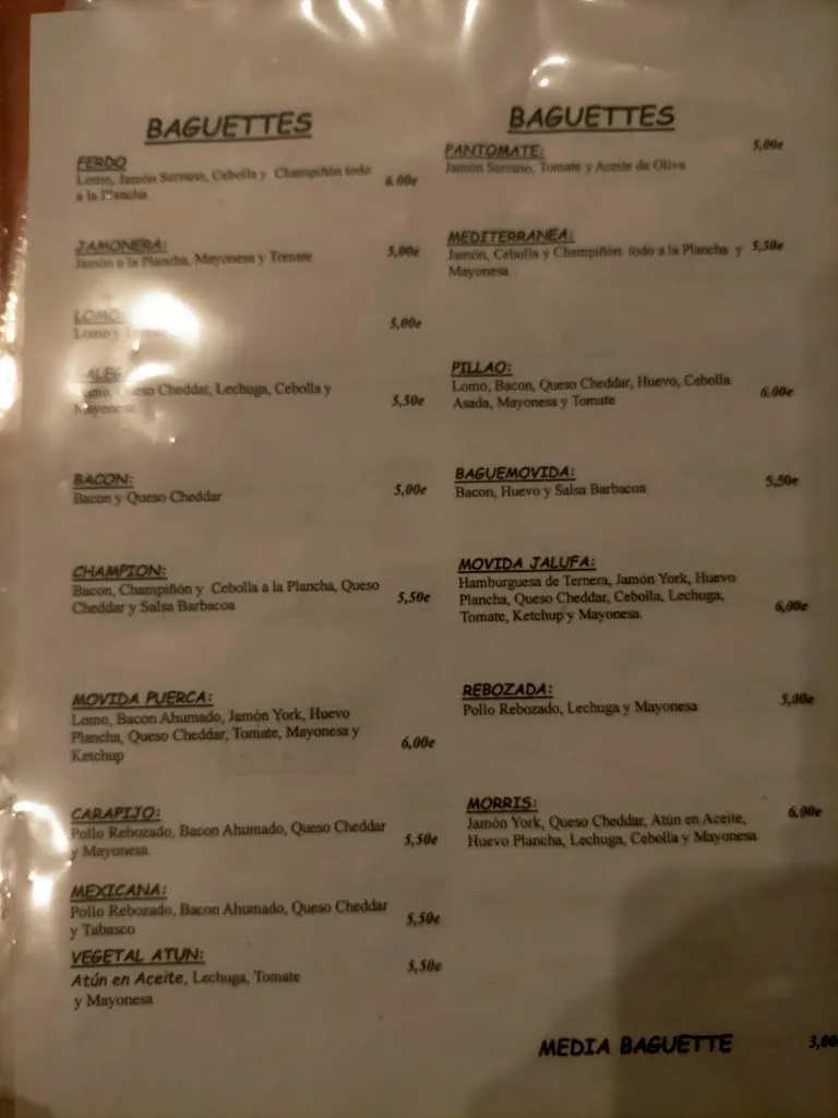 Menu_Bar El Patio_Consuegra_image_2