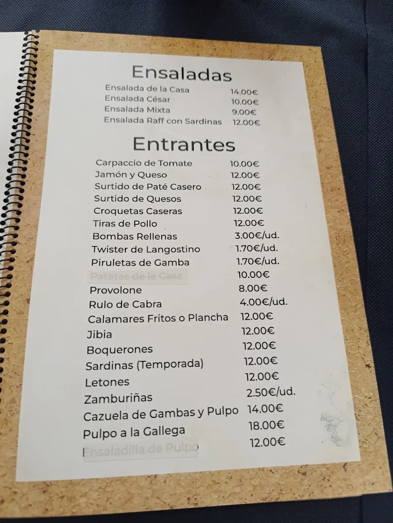 Menu_Taberna La Tinaja_Huércal-Overa_immagine_1