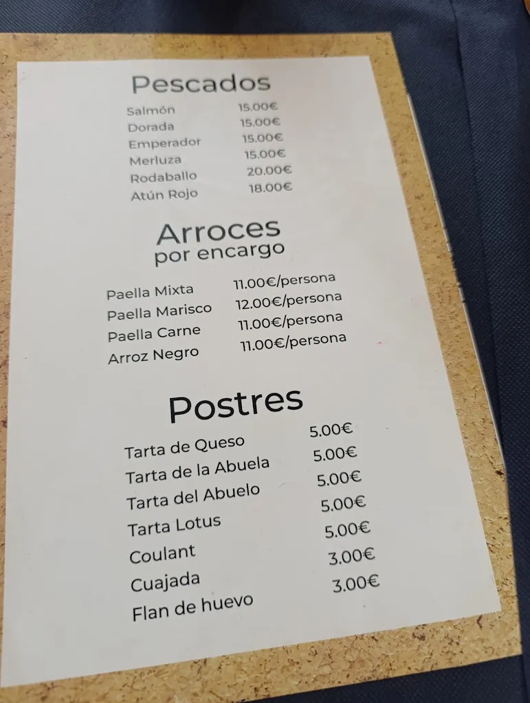 Menu_Taberna La Tinaja_Huércal-Overa_immagine_3