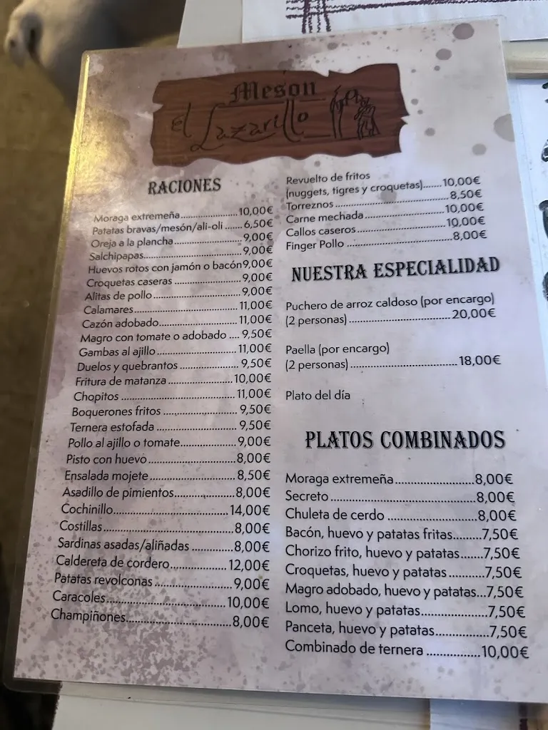 Menu_Mesón Lazarillo_Escalona_image_3