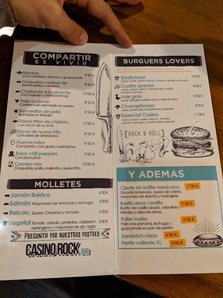 Menu_Casino Rock Bar_Esquivias_immagine_3