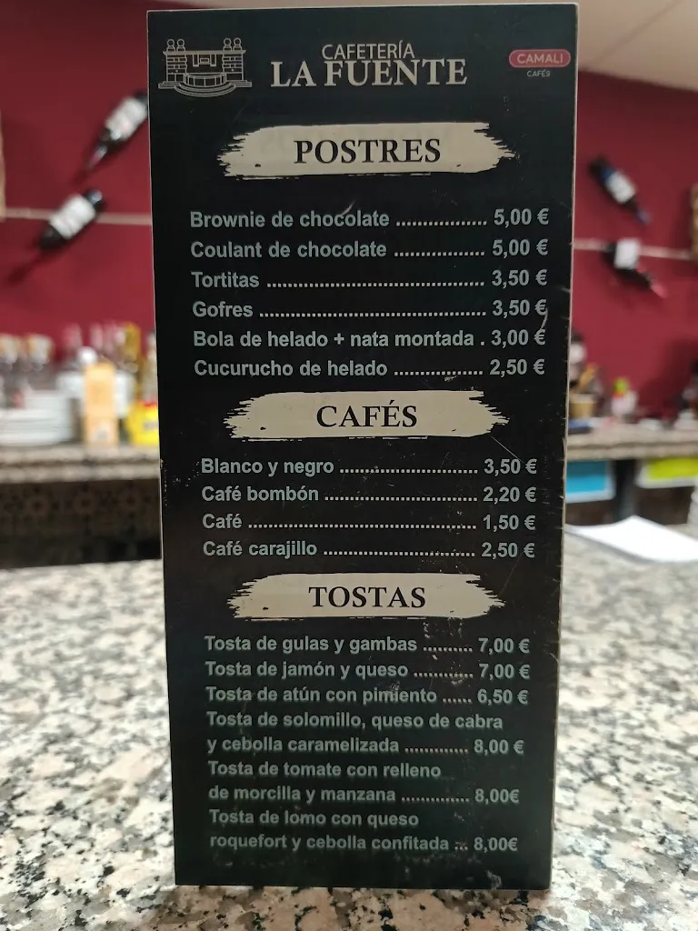 Menu_Cafetería La Fuente_Esquivias_image_1