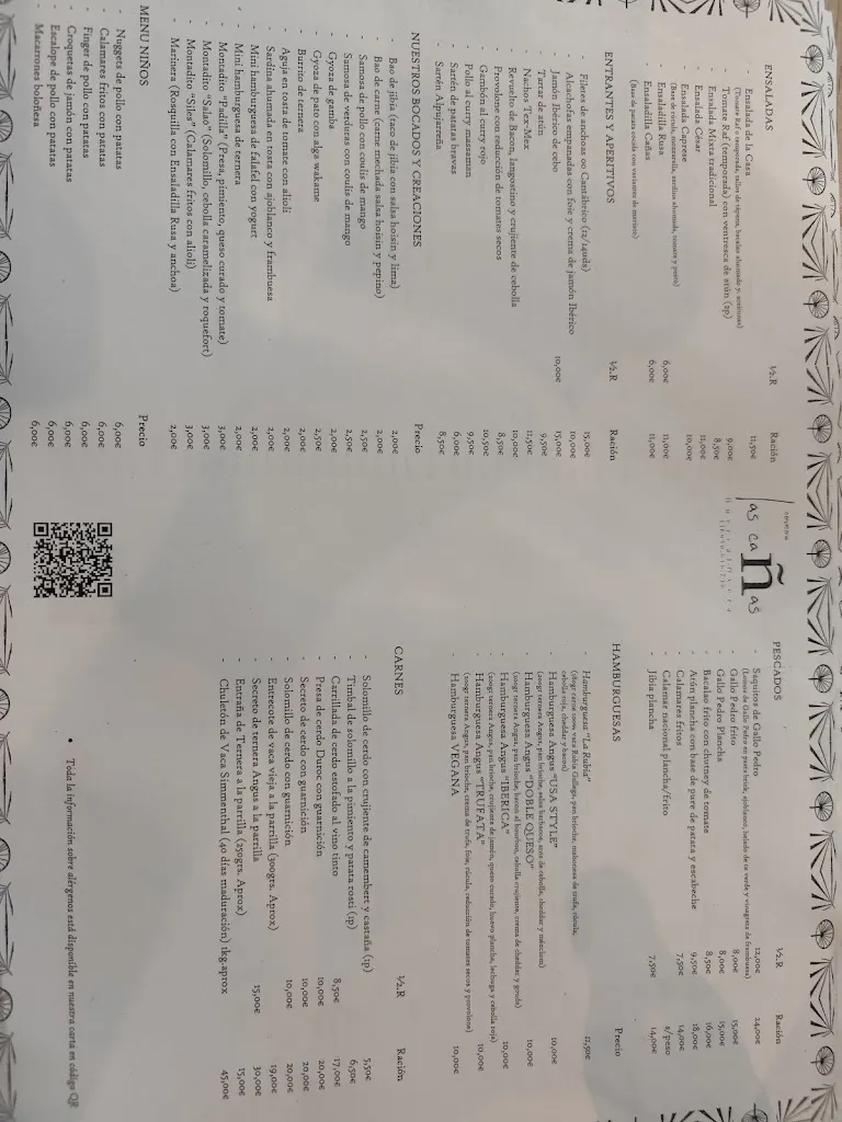 Menu_Cerveceria Las Cañas_Huércal-Overa_image_3