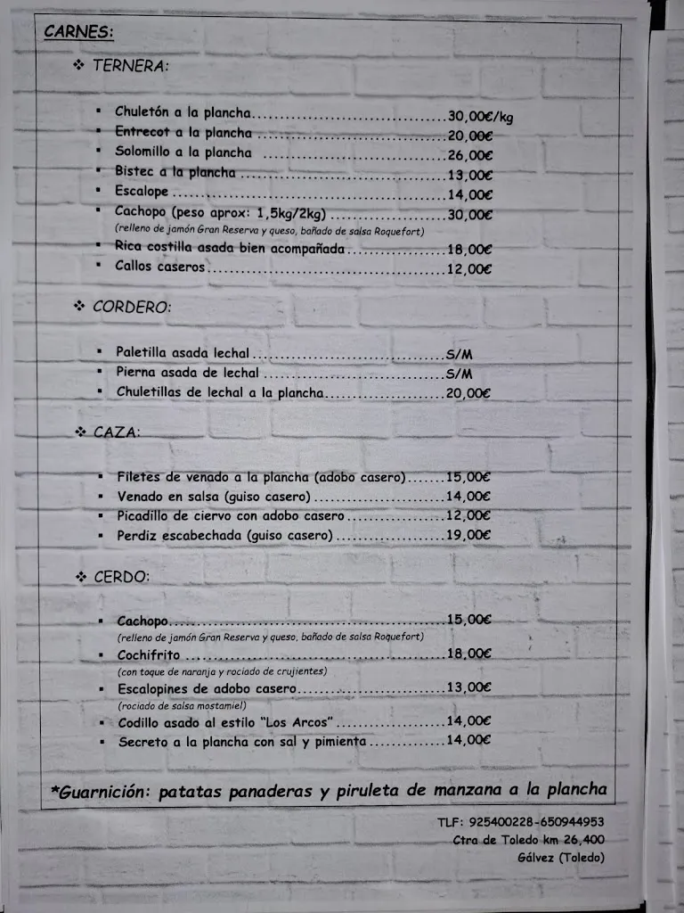 Menu_Restaurante Los Arcos de Gálvez_Gálvez_image_1