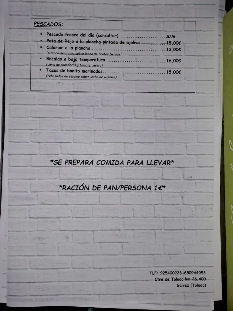Menu_Restaurante Los Arcos de Gálvez_Gálvez_image_3
