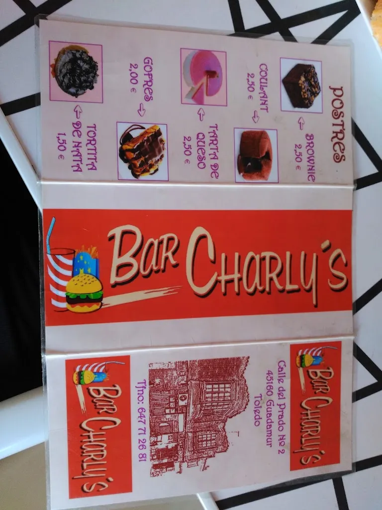 Menu_Bar Charly´s_Guadamur_image_2