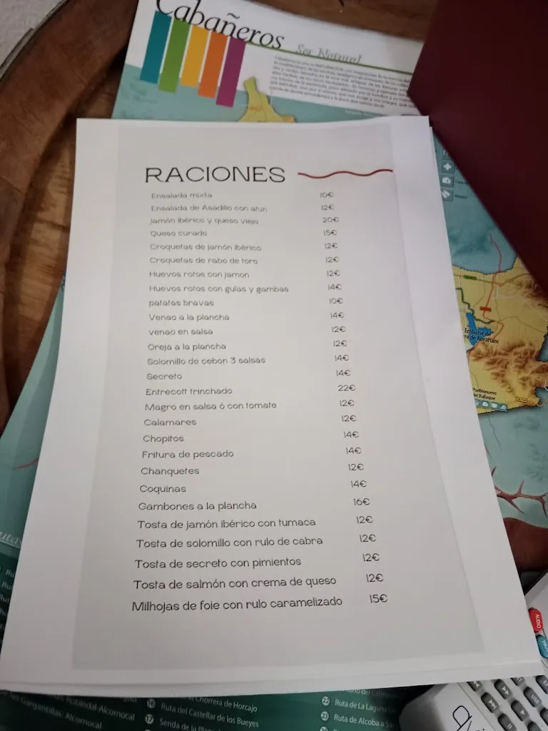 Menu_El Hogar de Hontanar_Hontanar_immagine_2