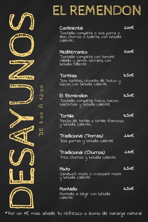 Menu_Restaurante Fuensalida El Remendón_Fuensalida_image_2