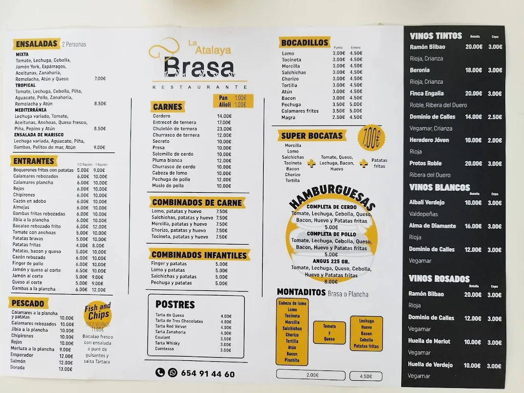 Menu_Bar Restaurante Atalaya_Huércal-Overa_image_2