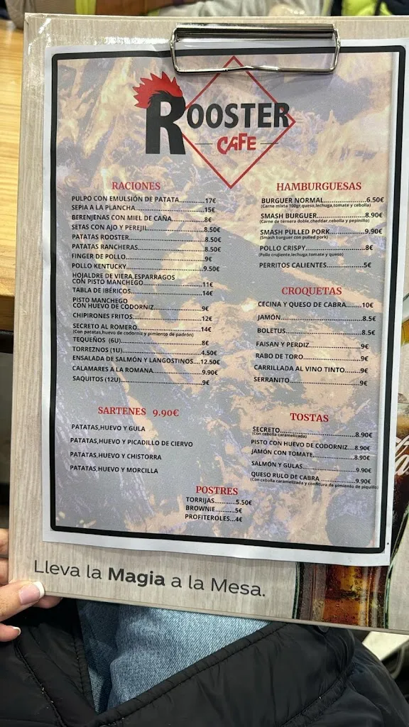 Menu_Rooster Café_Fuensalida_image_1