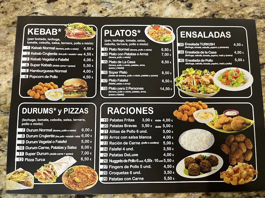 Menu_Turkish Doner Kebab_Fuensalida_image_2