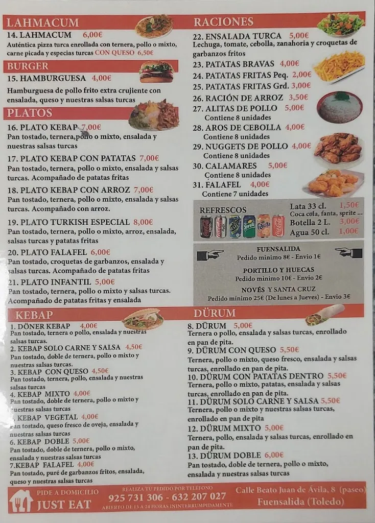Menu_HOT&SPICY KEBAB_Fuensalida_image_3