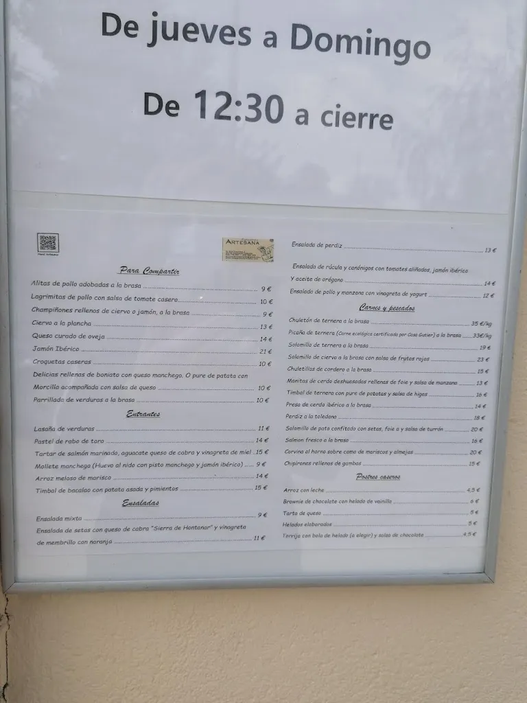 Menu_Restaurante Mesón Los Arcos_Iglesuela La_image_2