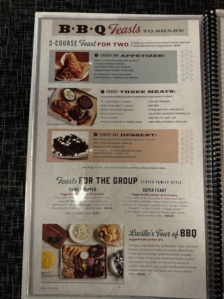 Menu_Lucille's Smokehouse Bar-B-Que_Lucillos_image_4