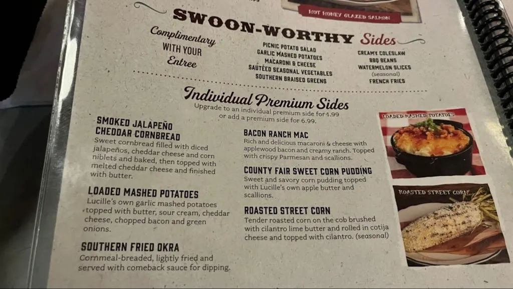 Menu_Lucille's Smokehouse Bar-B-Que_Lucillos_image_1