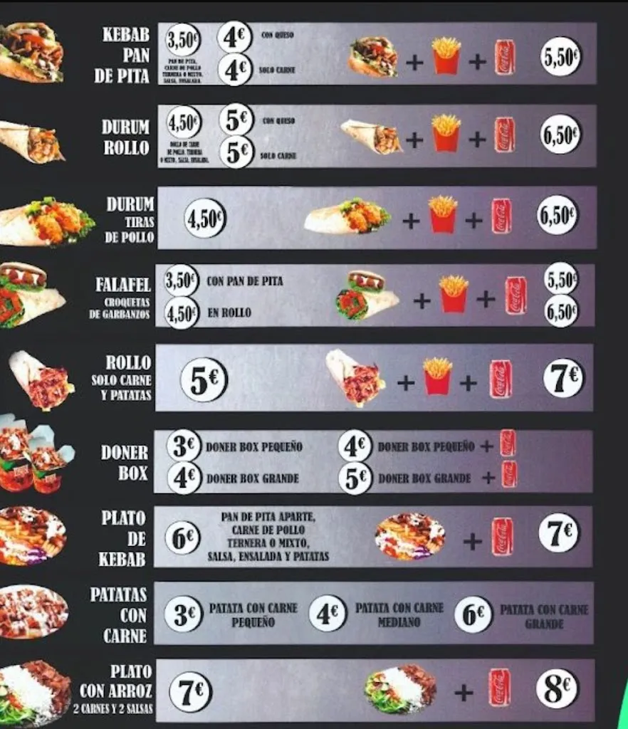 Menu_Madridejos Doner kebab_Madridejos_image_2