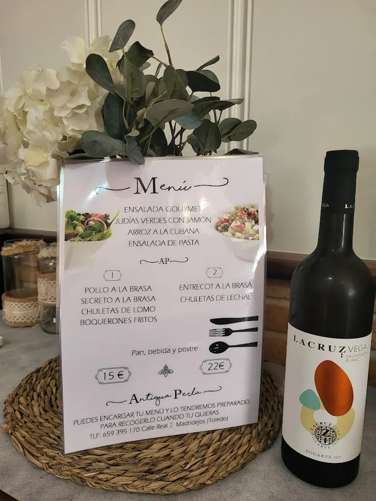 Menu_Bar Antigua Perla_Madridejos_image_1