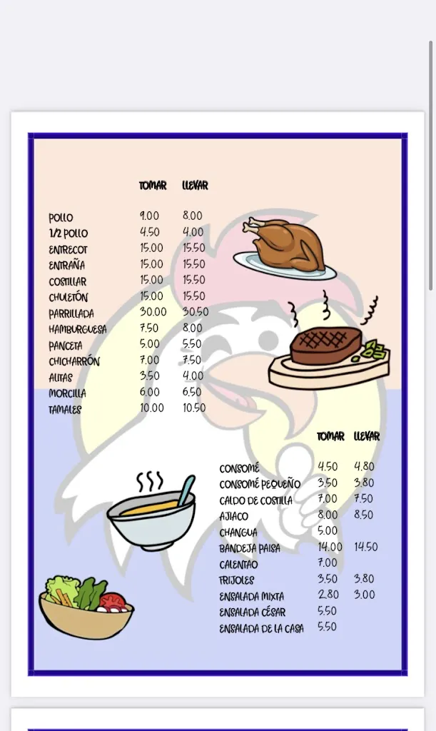 Menu_Pollo Rico_Madridejos_image_2