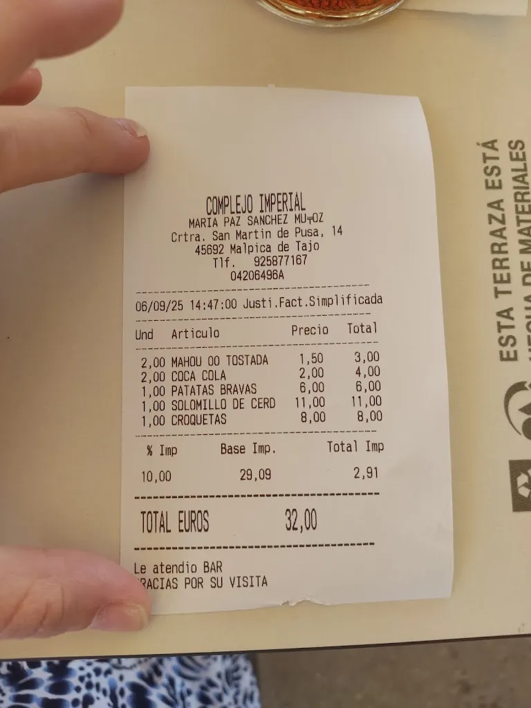 El Diario de Cayetana TV _Restaurante Bar Imperial / Camas_Malpica de Tajo_review