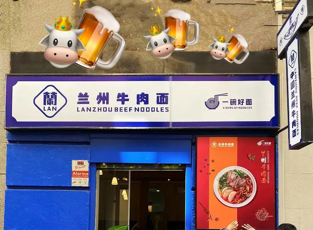 Lanzhou beef noodles restaurant in Mata La