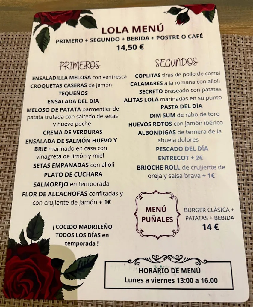 Menu_Lola Puñales_Mata La_image_1