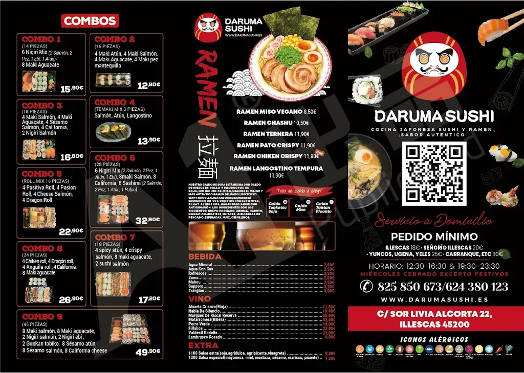 Menu_Daruma Sushi&Ramen_Illescas_image_1