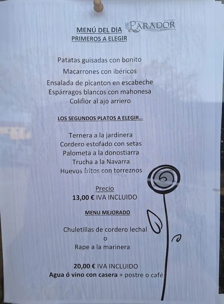Menu_Restaurante el Parador Illescas_Illescas_image_2