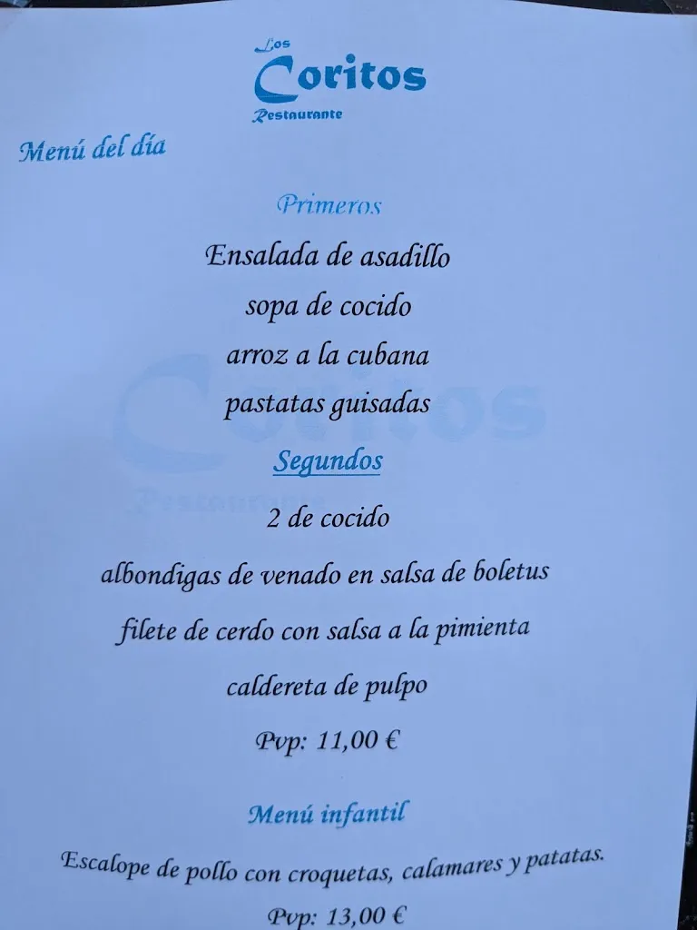 Menu_Restaurante los Coritos_Illescas_image_1