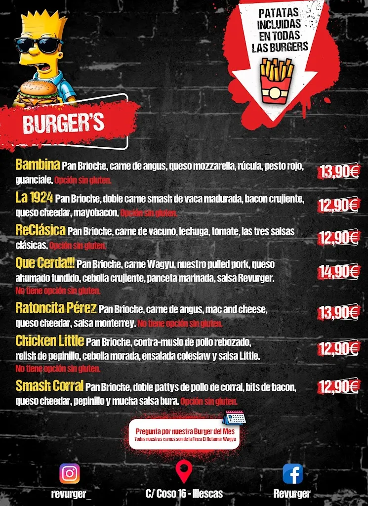 Menu_Revurger - Hamburguesería en Illescas_Illescas_image_1