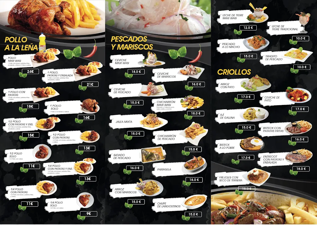 Menu_Maxi Wasi_Illescas_immagine_2