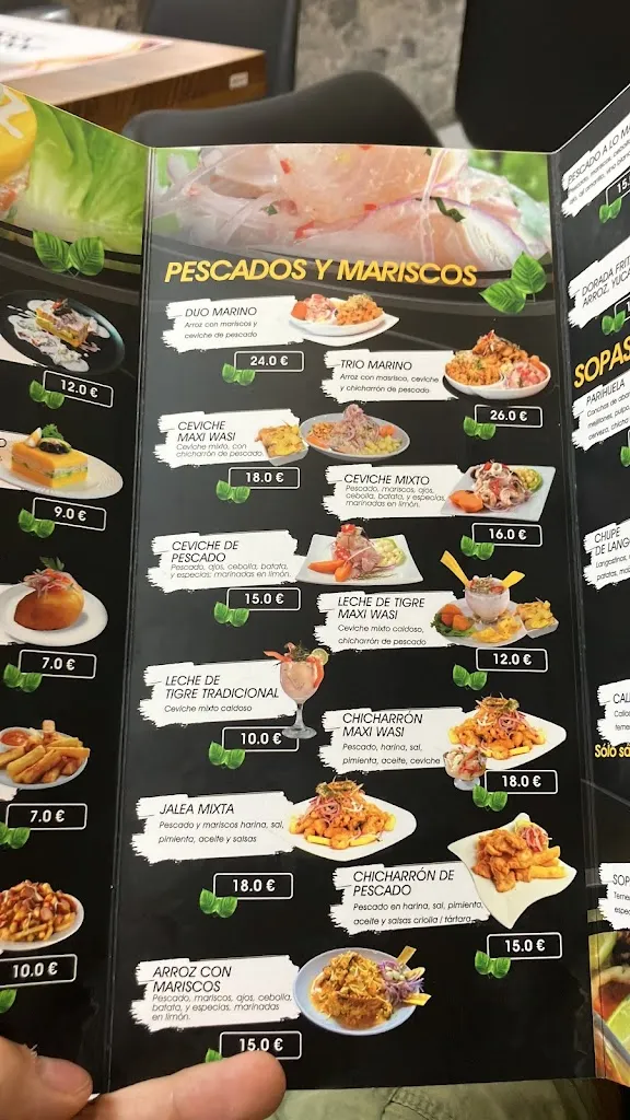 Menu_Maxi Wasi_Illescas_immagine_3