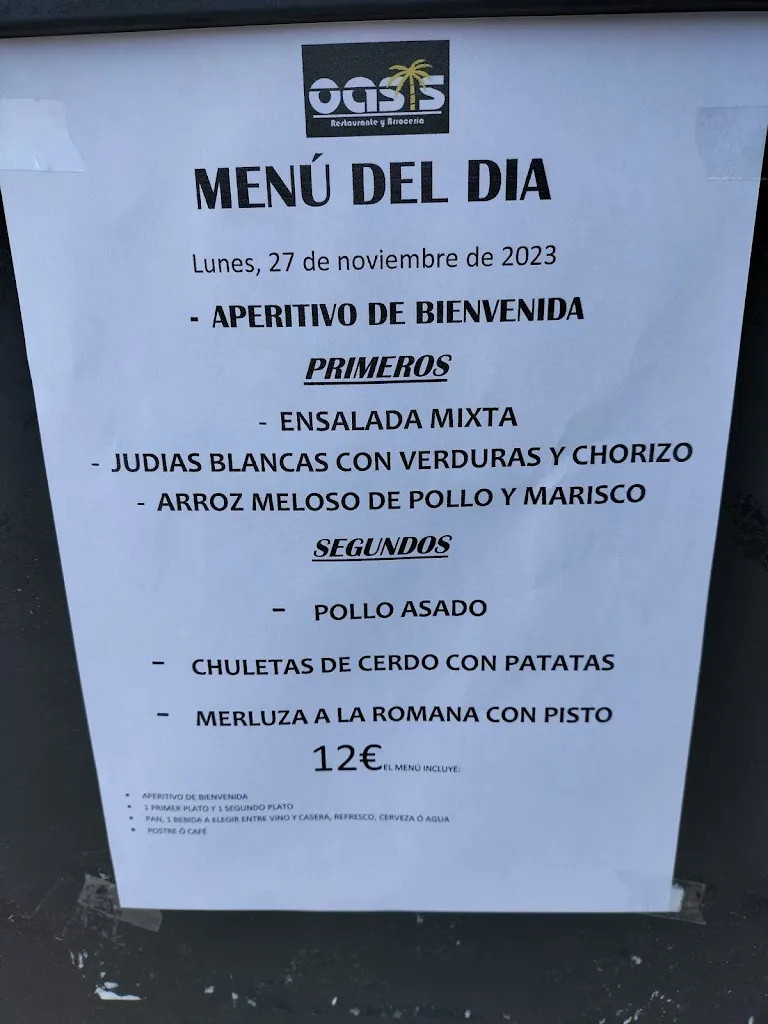 Menu_Oasis Restaurante Arrocería_Illescas_image_2