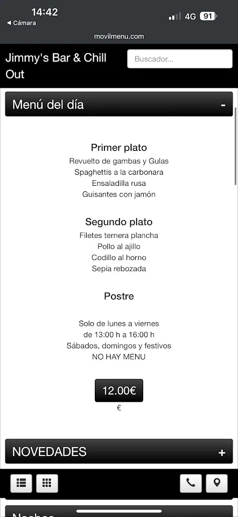Menu_Hamburguesas Illescas Jimmy´s_Illescas_image_3