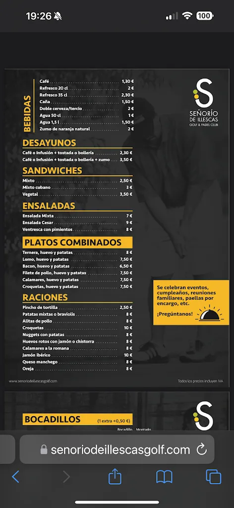 Menu_Restaurante - 19 Country Club_Illescas_image_1