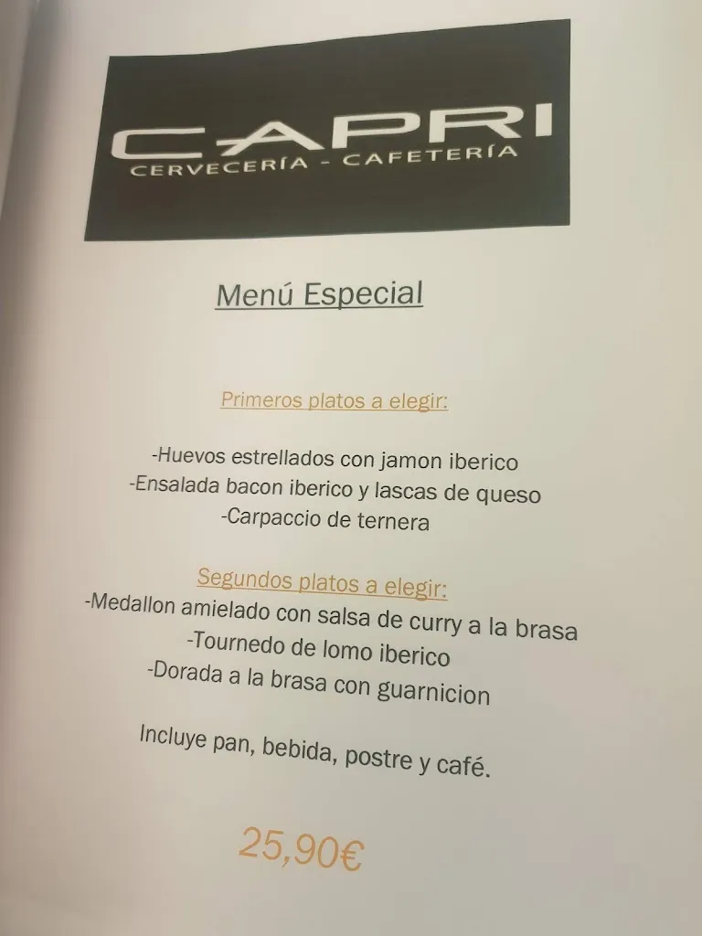 Menu_Cafeteria Capri_Illescas_image_2