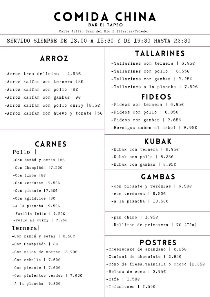 Menu_El tapeo_Illescas_image_3