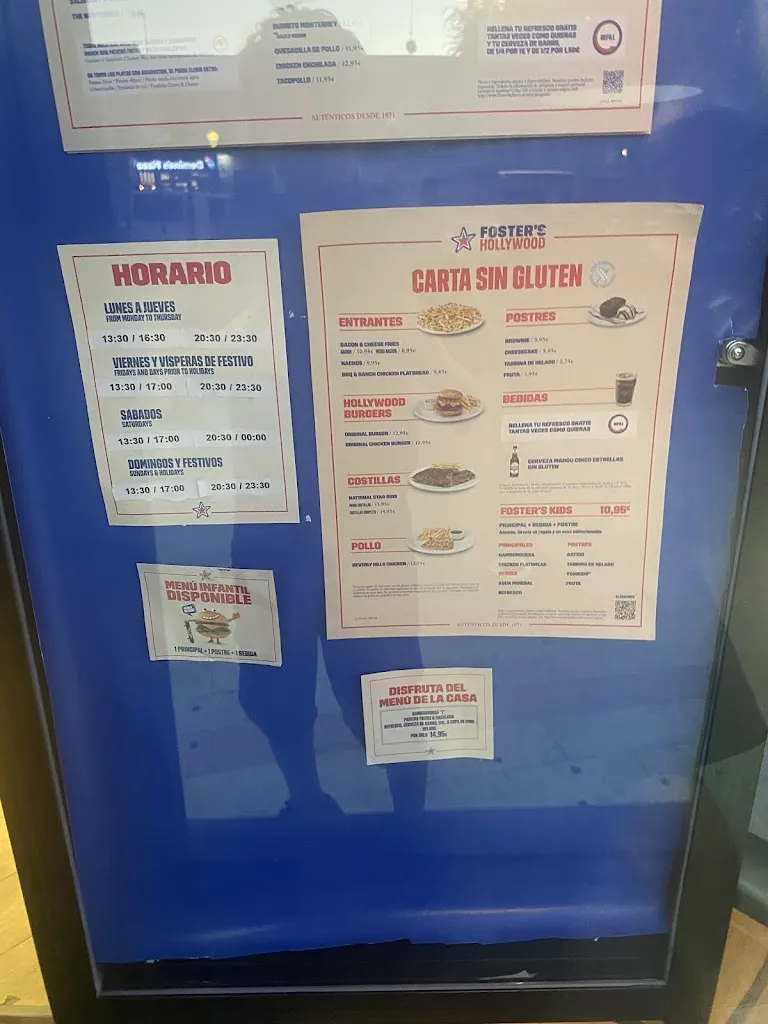 Menu_Foster's Hollywood_Illescas_image_1