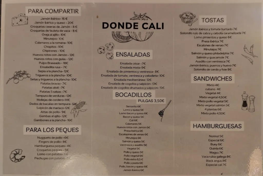Menu_Bar restaurante Donde Cali_Mocejón_image_1
