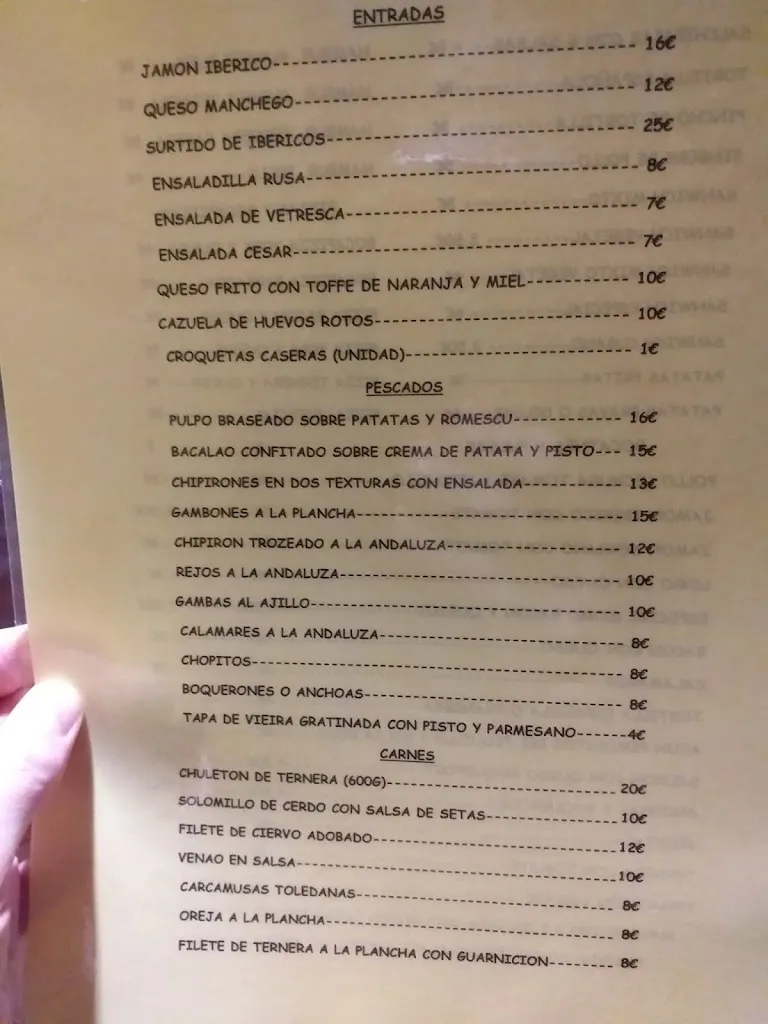 Menu_Restaurante Tiffany'S_Mocejón_immagine_4