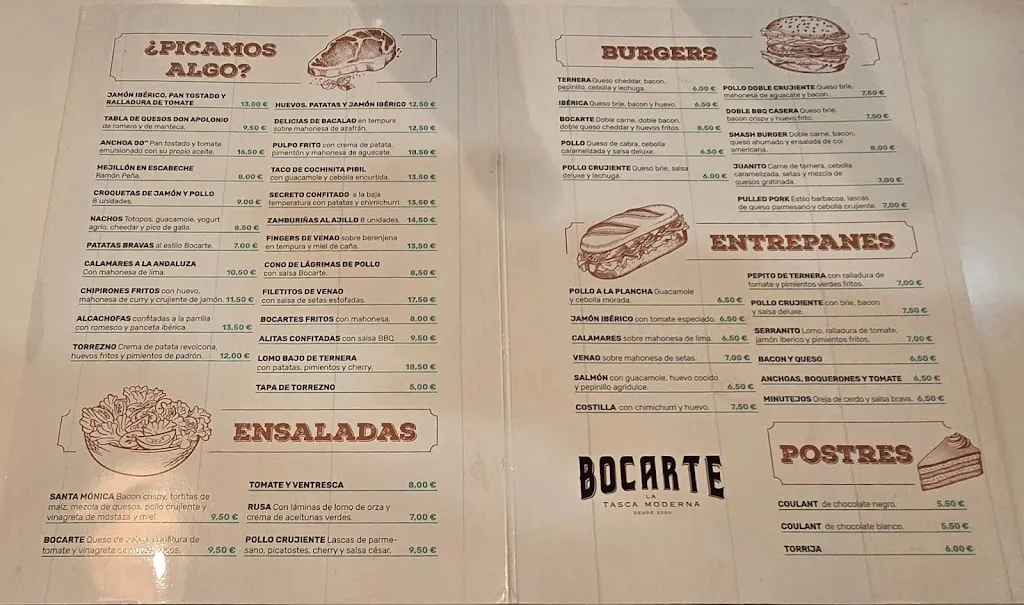 Menu_Tasca Bocarte_Mocejón_image_1