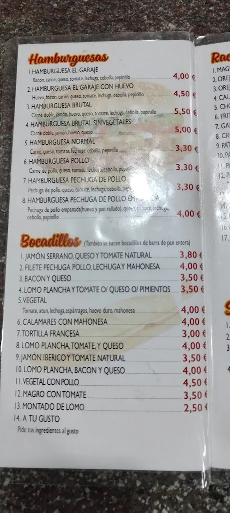 Menu_El Garaje_Navalcán_image_4