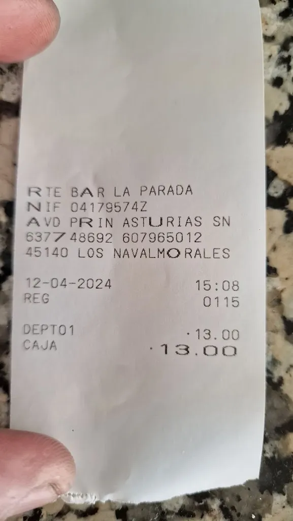 Alberto Morales_Bar Restaurante La Parada_Navalmorales Los_review