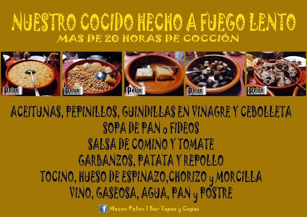 Menu_Mesón del Cerro Pelón 1 tapas_Navalmorales Los_image_3