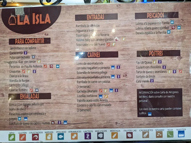 Menu_Asador La Isla_Noblejas_image_1