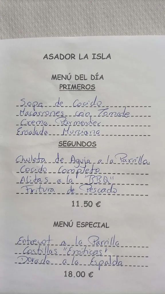 Menu_Asador La Isla_Noblejas_image_2