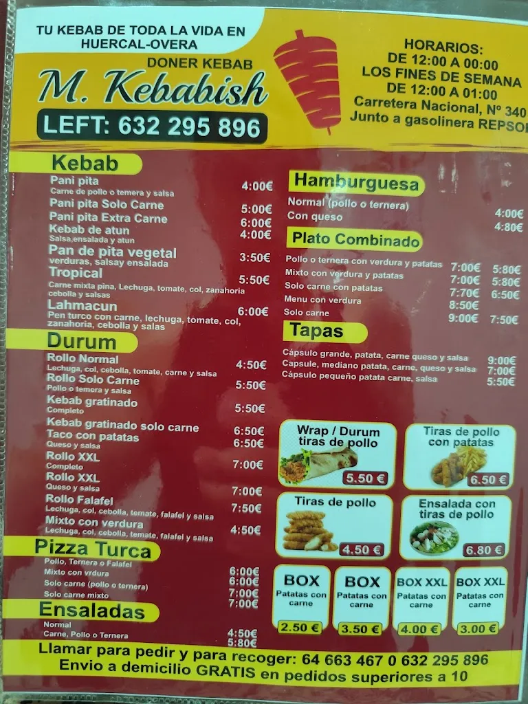 J. styles_M kebabish doner kabab_Huércal-Overa_review